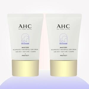 (91)AHC 마스터즈 멜라프로텍트 워터풀 선크림 40ml 2개+마스크랜덤/박세리선크림