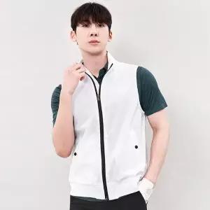 [체스골프]테크스 남성골프 쿨 집업조끼 남자골프여름조끼 남성