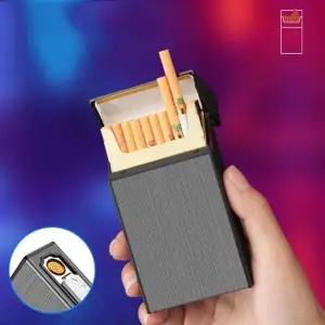 사찌몰 usb 라이터 일체형 담배 케이스 에세 20개피 파우치