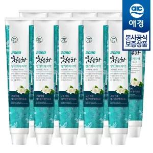 [애경][비밀] 2080 청은차 향기화차 치약 190g x10개