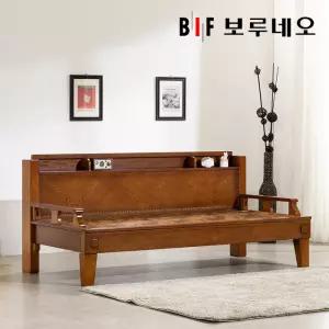 앳홈 뜨끈뜨끈 수납헤드 원적외선 황토볼 온돌쇼파 (가로216cm/전국무배)