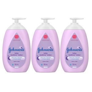 존슨즈 베이비 베드타임 로션 500ml X3개