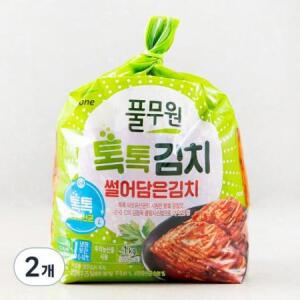 풀무원 톡톡 썰은김치, 1kg, 2개 one option
