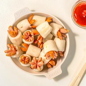 명인이 만든 국내산 쌀떡 문어 소떡 1kg 2팩(총 2kg)