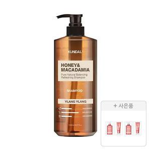 쿤달 네이처 샴푸 일랑일랑 1058ml, 1개+증정(샴푸+트리트먼트 바이올렛뮤게 10ml, 2구, 2개)