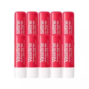 바세린 립밤 립 테라피 로지립스 스틱케어4.8g 10개