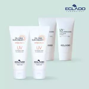 [4개구성] UV 오일프리 선크림70g 2개+콜라겐 선크림40g 2개(정상가 128,000원)