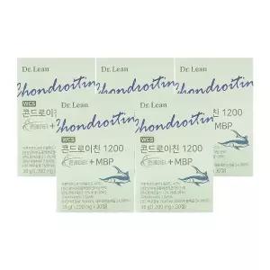 닥터린 콘드로이친 1200 콘레이티+MBP 1200mg x 30정 x 5박스 /An