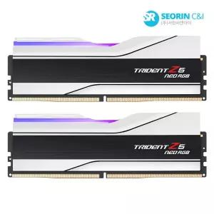 [서린공식] 지스킬 DDR5-6000 CL36 TRIDENT Z5 NEO RGB J 화이트 패키지 (64GB(32Gx2))