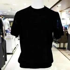 [대구백화점] [런던포그]남성 니트 반팔 라운드 티셔츠(ZOANC72Z)