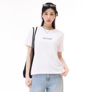 [체이스컬트] [3color] 여자 레터링 코튼 모달 혼방 반팔티