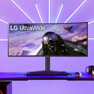 LG 34WP65C 울트라와이드 모니터 86~87cm(34인치) WQHD 21:9 HDR 160Hz 1ms MBR 300cd 멀티태스킹 다중작업 커브드 게이밍모니터 DP포트