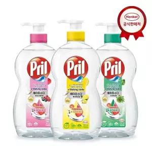 [헨켈][비밀] 헨켈 주방세제 프릴 베이킹소다/맑은식초 700ml(용기) x 3개