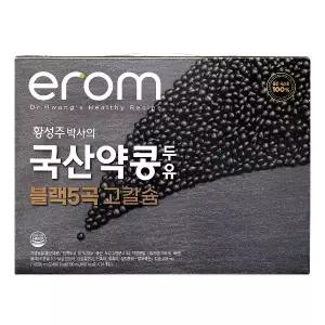 이롬 국산약콩 두유 블랙5곡 고칼슘 190ml 24개 1박스