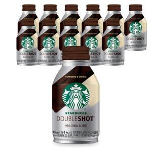 스벅 더블샷 에스프레소앤크림 275mlX 12캔 커피 음료수