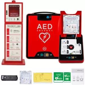 자동심장충격기 AED 나눔테크 심장제세동기 리하트 NT381R 스탠드형세트