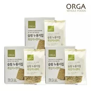 [올가] ORGA 슬림누룽지칩 흑임자현미(33gX10개입) x 3개