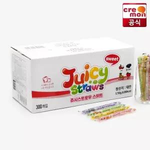 끄레몽 쥬시스트로우 젤리 19g 300개