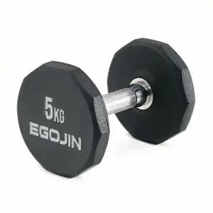 이고진 프로엣지 TPU 덤벨 5KG 1개 아령 홈트레이닝 헬스장 크로스핏 근력 홈짐