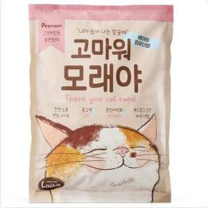 고마워 모래야 벤토나이트 베이비파우더향 4L (3kg)  6ea