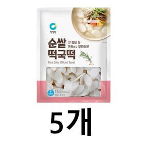 청정원 순쌀 떡국떡 1kg x 5개
