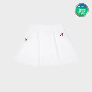 요넥스 테니스 스커트 치마바지 235PS002F 화이트 속바지 A라인