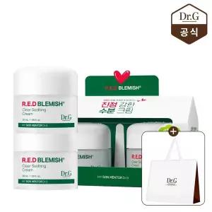 [닥터지][정상가62,000원]닥터지 레드 블레미쉬 클리어 수딩 크림 50ml 듀오 기프트 세트 (Jar) [증정]...