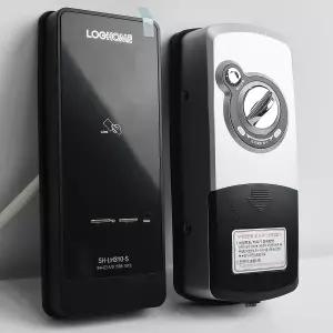 에버넷 SH-LH310-S 샷시문 도어락 세이프 유리문 가마찌도어 샤시문 상가 카드+번호키