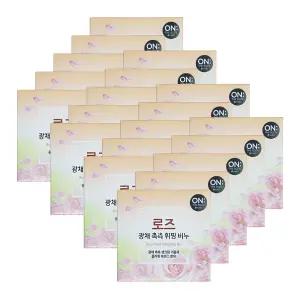엘지 온더바디 플라워 로즈 광채 촉촉 휘핑 비누 90g 20개 세안