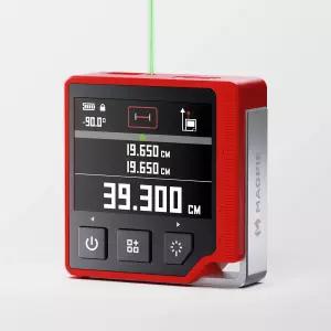 맥파이테크 NEW 3in1 각도, 디지털 수평, 거리 측정 멀티측정기 QUBE(큐브)