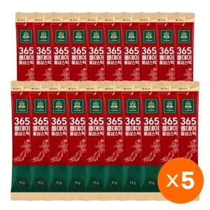 고려홍삼중앙회 365 올데이홍삼스틱 20포, 5개(총 100포)