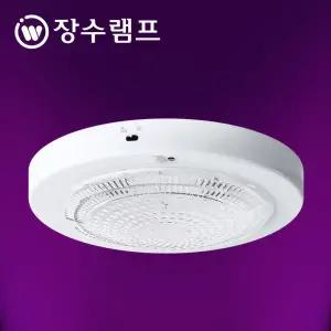 장수램프 에코 원형 LED 직부등 15W 주광색 복도등 베란다등 계단등 베란다조명