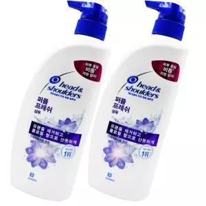헤드앤숄더 두피 토탈솔루션 샴푸 520ml x2개 퍼퓸 프레쉬 비듬 두피유분제거
