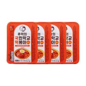 추억의 국민학교 떡볶이 4팩_쫄볶이4팩