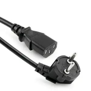 KC국산 파워케이블 1.8M AC 220v PC 컴퓨터 3구 일자형 파워코드 모니터 전원선 노트북 아답터 ㄱ자 플러그