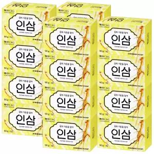 동산 인삼비누 90g x 16개 / 세수 세안 샤워 클렌징 핸드 비누