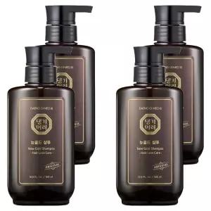 댕기머리 오리지널 모발 두피 청결 뉴골드 샴푸 500ml 4개