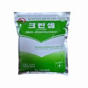 그린제약 크린? 이소프로판올 1kg ,1봉지/의료용 살균소독솜 알콜솜 대용량 탈지면