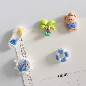 마린바다곰 5P set 냉장고자석 마그넷 작지만 강력한 귀여운 메모홀더 현관문자석