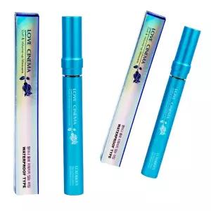 국산 업소용 러브시네마 컬 앤 볼륨 업 마스카라 7ml 흑색-블루 단체선물 메이크업 눈매 기념품 승무원