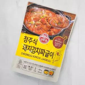오뚜기 청주식 돼지김치짜글이 450g 6개