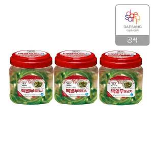 종가 백열무물김치 1.2kg(PET) 3개