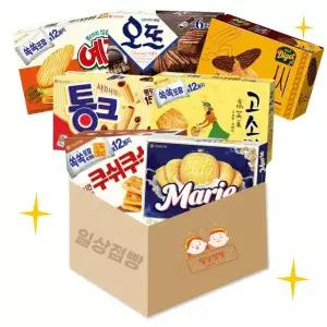 일상점빵 인기만점 대용량 갑과자 간식 박스 세트 7p(MD 추천 픽 / 개별포장)