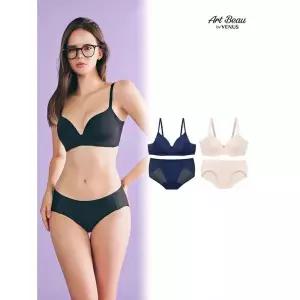 비너스아르보 비너스 아르보 BEST 노와이어 브라 1매/팬티 2매 26종1090693