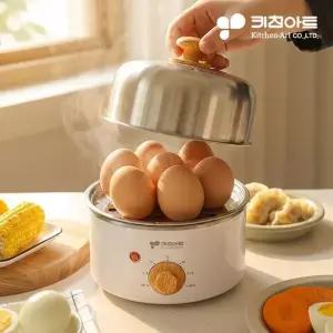 [eTVws]키친아트 304올스텐 1단 계란찜기 KA-1577S1