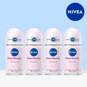 (eTV)니베아 데오드란트 롤온 펄 뷰티 50ml 4개