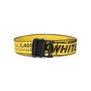 오프화이트 MUST IT_인더스트리얼 로고 벨트 옐로우 OMRB039R20647001 6000