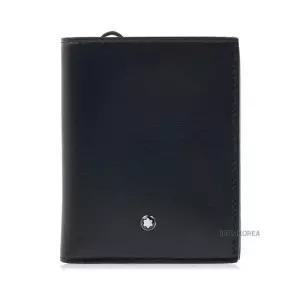 몽블랑 MUST IT_ SS25 남성 마이스터스튁 반지갑 129677 BLACK