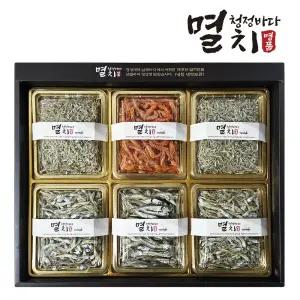 남해안 멸치선물세트 6종세트 설날선물