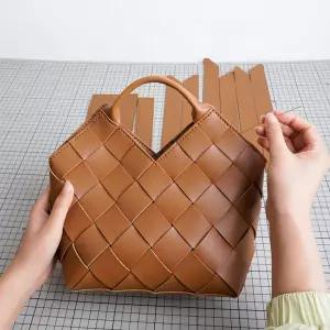 아트조이 DIY 마이 위빙 핸드백 가방 만들기 풀세트 취미 공방 수업 가죽공예 (5colors)